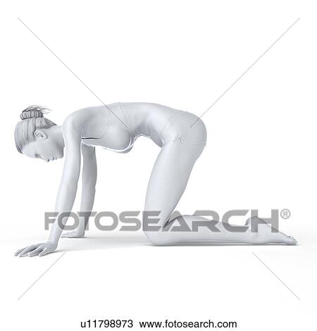 Yoga, artwork View Large Illustration Drawing - Yoga, artwork. Fotosearch