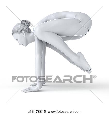 Stock Illustration - Yoga, artwork. Fotosearch