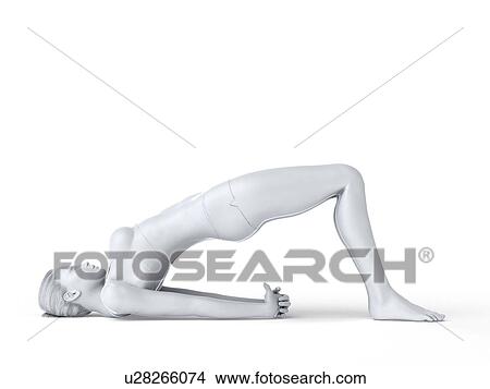 Stock Illustration - Yoga, artwork. Fotosearch