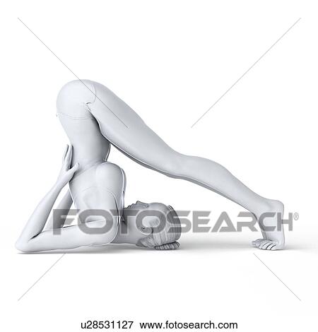 Stock Illustration - Yoga, artwork. Fotosearch
