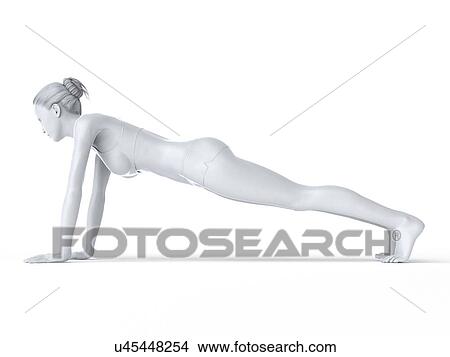 Stock Illustration - Yoga, artwork. Fotosearch