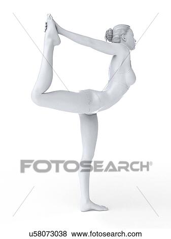 Stock Illustration - Yoga, artwork. Fotosearch