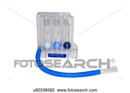 Drawing - 3 balls Spirometer. Fotosearch