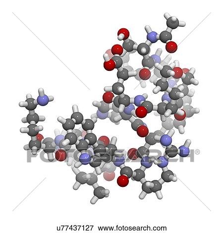 Stock Illustration - Afamelanotide skin pigmentation drug. Fotosearch