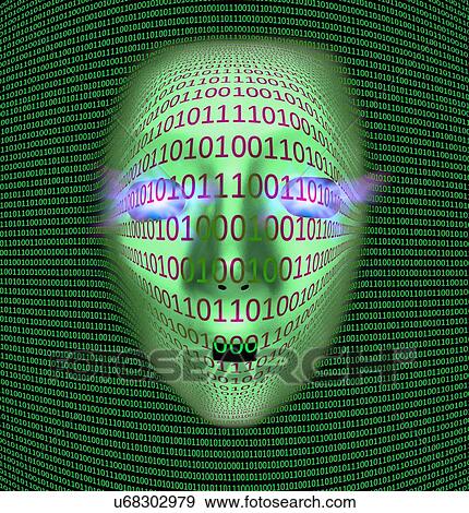Artificial intelligence, conceptual image View Large Illustration Stock Illustration - Artificial intelligence, conceptual image. Fotosearch