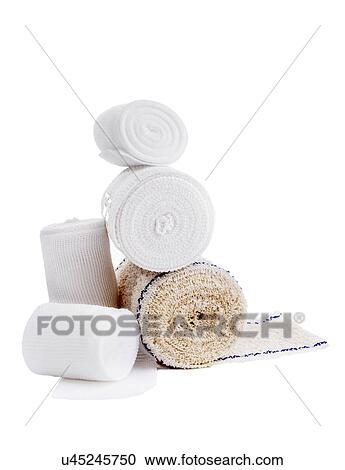 Bandages View Large Illustration Clipart - Bandages. Fotosearch