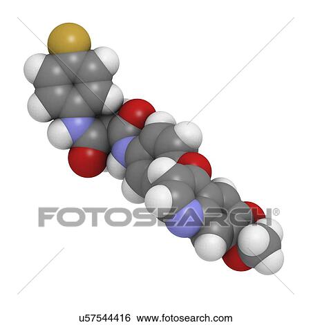 Stock Illustration - Cabozantinib cancer drug. Fotosearch