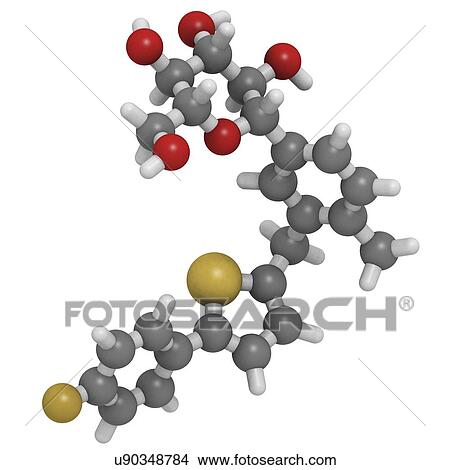 Canagliflozin diabetes drug View Large Illustration Stock Illustration - Canagliflozin diabetes drug. Fotosearch