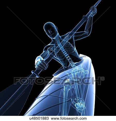 Canoeist, artwork View Large Illustration Drawing - Canoeist, artwork. Fotosearch