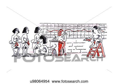 Stock Illustration - Comparing results, conceptual artwork. Fotosearch