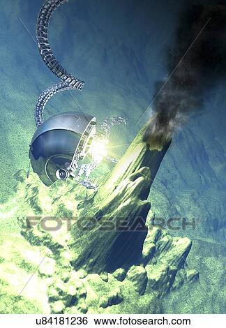 Deep sea mining, artwork View Large Illustration Stock Illustration - Deep sea mining, artwork. Fotosearch