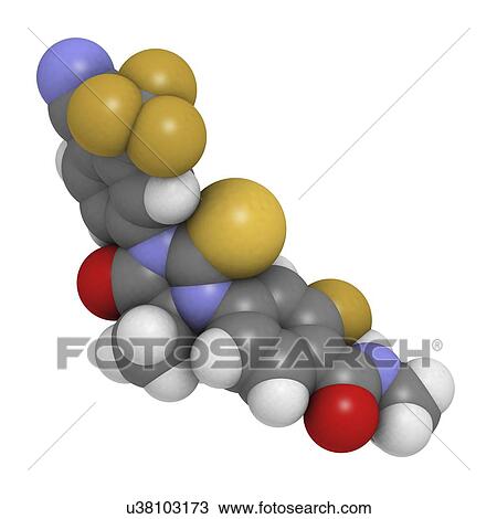 Enzalutamide prostate cancer drug View Large Illustration Drawing - Enzalutamide prostate cancer drug. Fotosearch