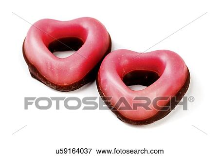Heart-shaped cakes View Large Illustration Stock Illustration - Heart-shaped cakes. Fotosearch
