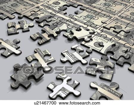 Clipart - Jigsaw puzzle, artwork. Fotosearch
