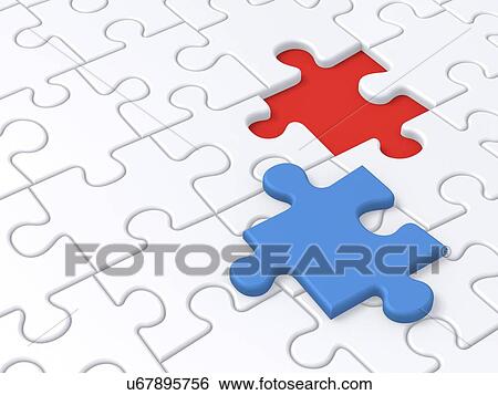 Jigsaw puzzle, artwork View Large Illustration Stock Illustration - Jigsaw puzzle, artwork. Fotosearch