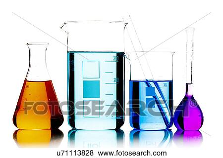 Stock Illustration - Laboratory glassware. Fotosearch