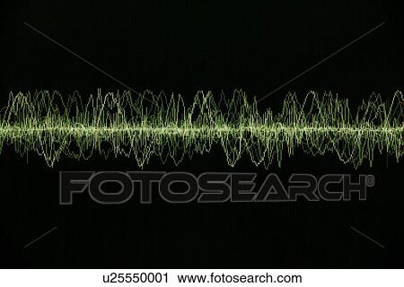 Oscilloscope screen View Large Illustration Clip Art - Oscilloscope screen. Fotosearch