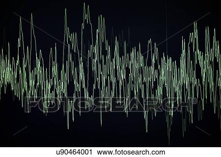 Clip Art - Oscilloscope screen. Fotosearch