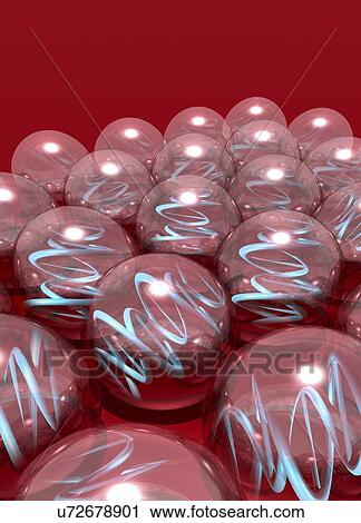 Clip Art - Packaged DNA, conceptual artwork. Fotosearch