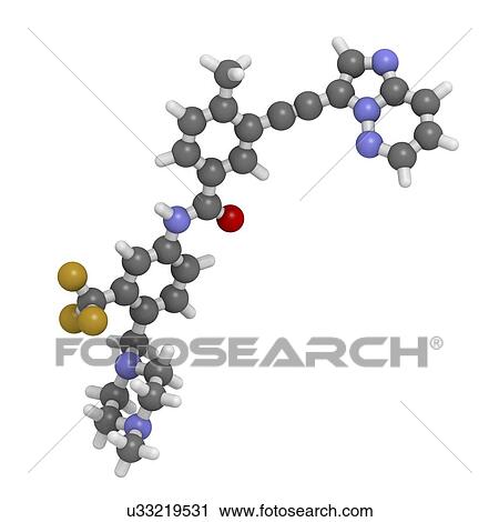 Ponatinib leukemia drug View Large Illustration Clip Art - Ponatinib leukemia drug. Fotosearch