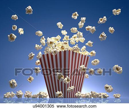 Popcorn, artwork View Large Illustration Stock Illustration - Popcorn, artwork. Fotosearch