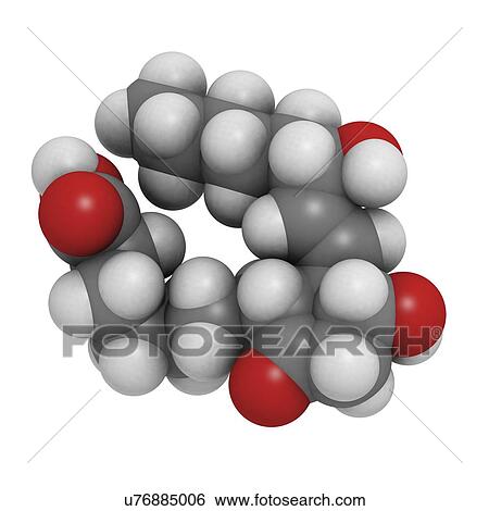 Prostaglandin E1 drug molecule View Large Illustration Stock Illustration - Prostaglandin E1 drug molecule. Fotosearch