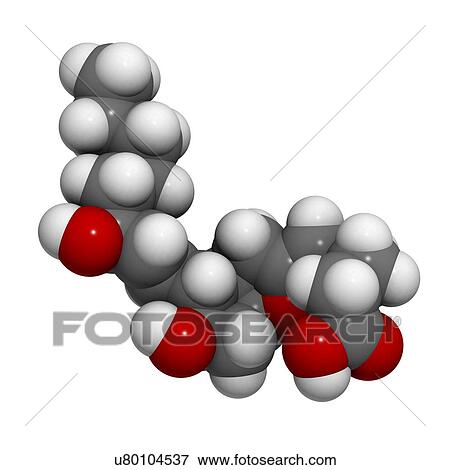 Prostaglandin I2 drug molecule View Large Illustration Stock Illustration - Prostaglandin I2 drug molecule. Fotosearch