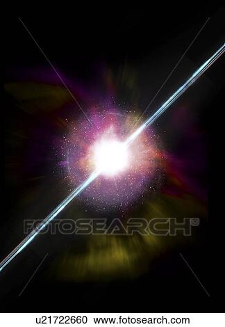 Clipart - Pulsar, artwork. Fotosearch