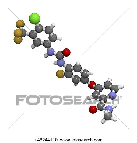 Regorafenib colorectal cancer drug View Large Illustration Clipart - Regorafenib colorectal cancer drug. Fotosearch