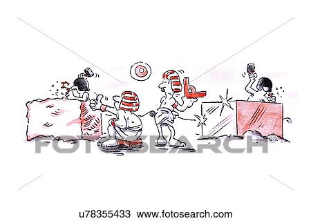 Drawing - Rewarding sloppy workmanship, artwork. Fotosearch