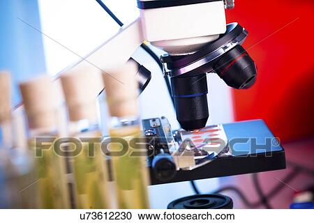 Clipart - Sample analysis. Fotosearch