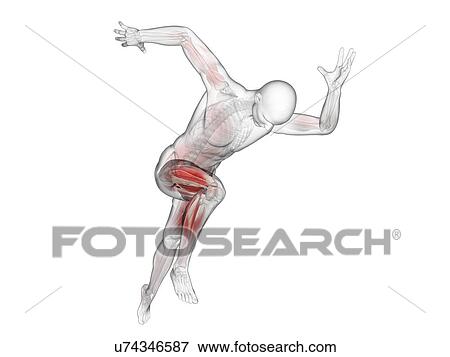 Sprinter, artwork View Large Illustration Stock Illustration - Sprinter, artwork. Fotosearch