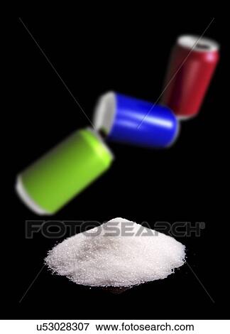 Sugar in fizzy drinks, conceptual artwork View Large Illustration Stock Illustration - Sugar in fizzy drinks, conceptual artwork. Fotosearch