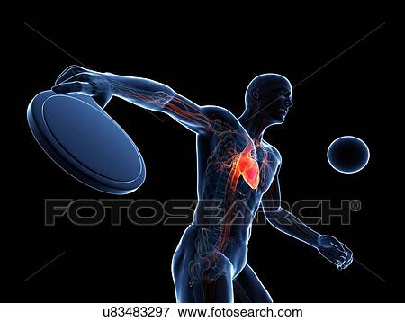 Stock Illustration - Table tennis player, artwork. Fotosearch