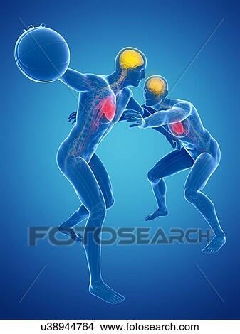 Two basketball players, artwork View Large Illustration Stock Illustration - Two basketball players, artwork. Fotosearch