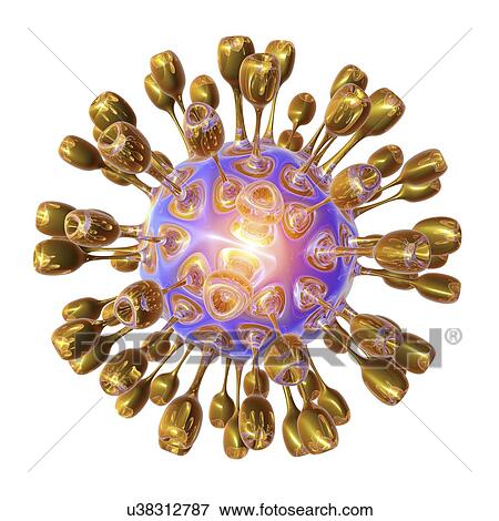 Stock Illustration - Virus, artwork. Fotosearch