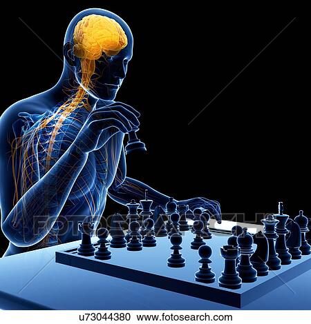 Chess player, artwork View Large Illustration Clipart - Chess player, artwork. Fotosearch