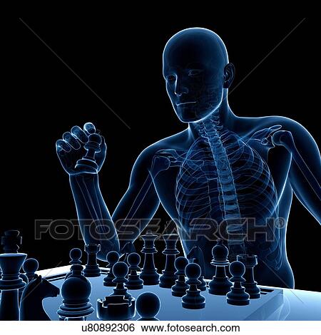 Chess player, artwork View Large Illustration Stock Illustration - Chess player, artwork. Fotosearch
