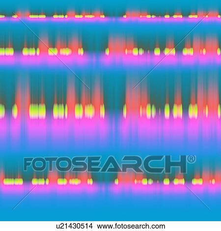 Stock Illustration - DNA sequence, artwork. Fotosearch