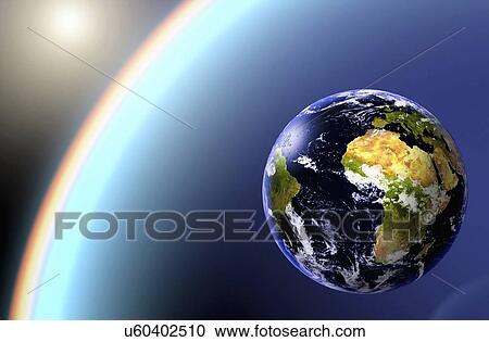 Globe, artwork View Large Illustration Clipart - Globe, artwork. Fotosearch