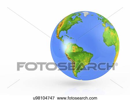 Globe, artwork View Large Illustration Stock Illustration - Globe, artwork. Fotosearch