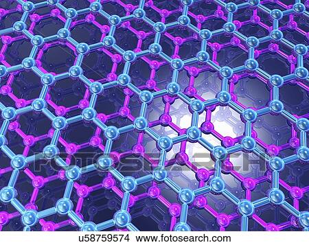 Graphene sheets, artwork View Large Illustration Stock Illustration - Graphene sheets, artwork. Fotosearch