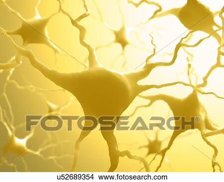 Neural network, artwork View Large Illustration Stock Illustration - Neural network, artwork. Fotosearch