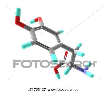 Levodopa Parkinson's disease drug View Large Illustration Stock Illustration - Levodopa Parkinson's disease drug. Fotosearch