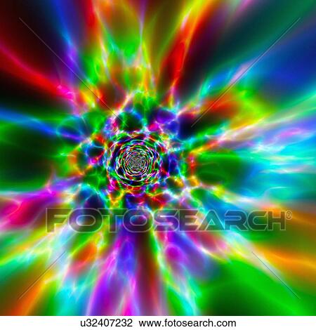 Drawing - Abstract artwork. Fotosearch