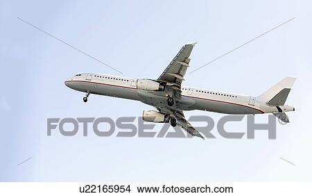 Aeroplane in sky View Large Illustration Stock Illustration - Aeroplane in sky. Fotosearch