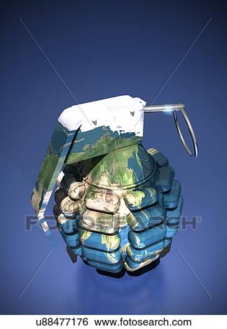 Stock Illustration - Arms race conceptual artwork. Fotosearch