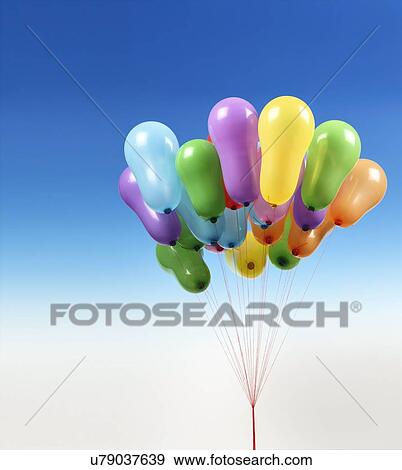 Balloons View Large Illustration Stock Illustration - Balloons. Fotosearch