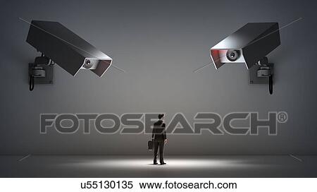 Stock Illustration - Big brother, conceptual artwork. Fotosearch