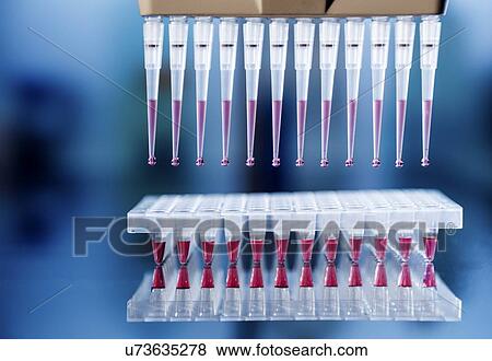 Stock Illustration - Blood testing. Fotosearch